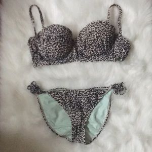 NINETY-NINE Cheetah Print Bikini